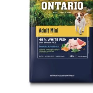 Ontario adult witte vis bruine rijst - mini