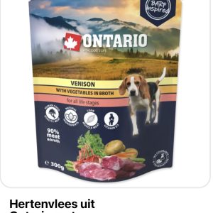 Ontario Pouch - Hert en groente in boullion