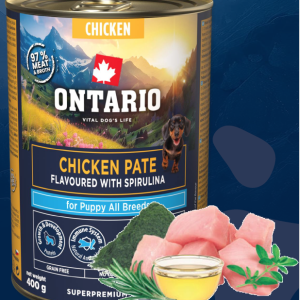 Ontario Puppy Kippenpaté met Spirulina