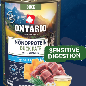 Ontario Adult Monoprotein Eendenpaté met Pompoen