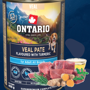 Ontario Adult Kalfspastei met Kurkuma